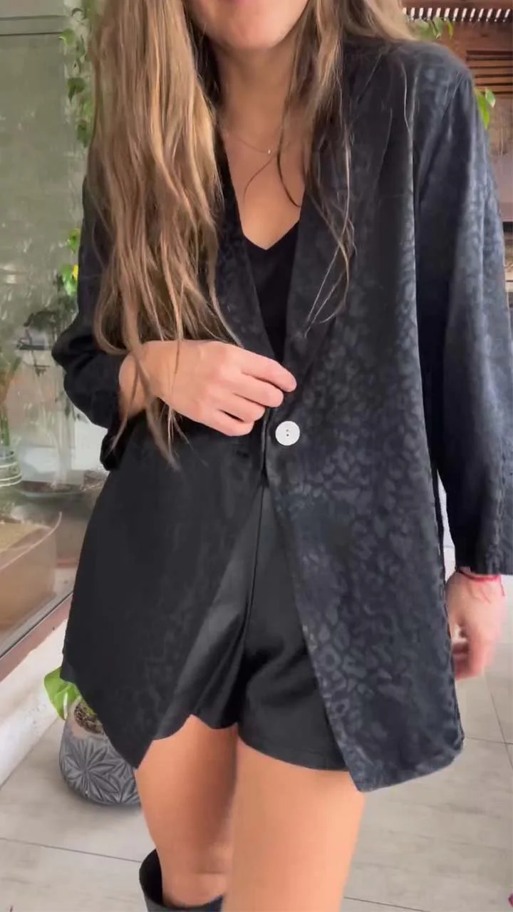 Women's Casual Leopard Print Long Sleeve Cardigan